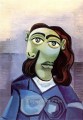 Portrait Dora Maar with blue eyes 1939 cubism Pablo Picasso